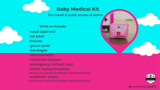 Baby Emergency Travel Kit | Baby First Aid Kit