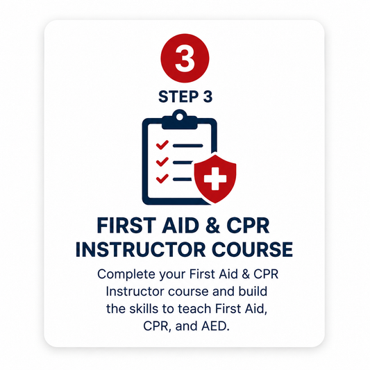 Step 3: Red Cross First Aid & CPR Instructor Course